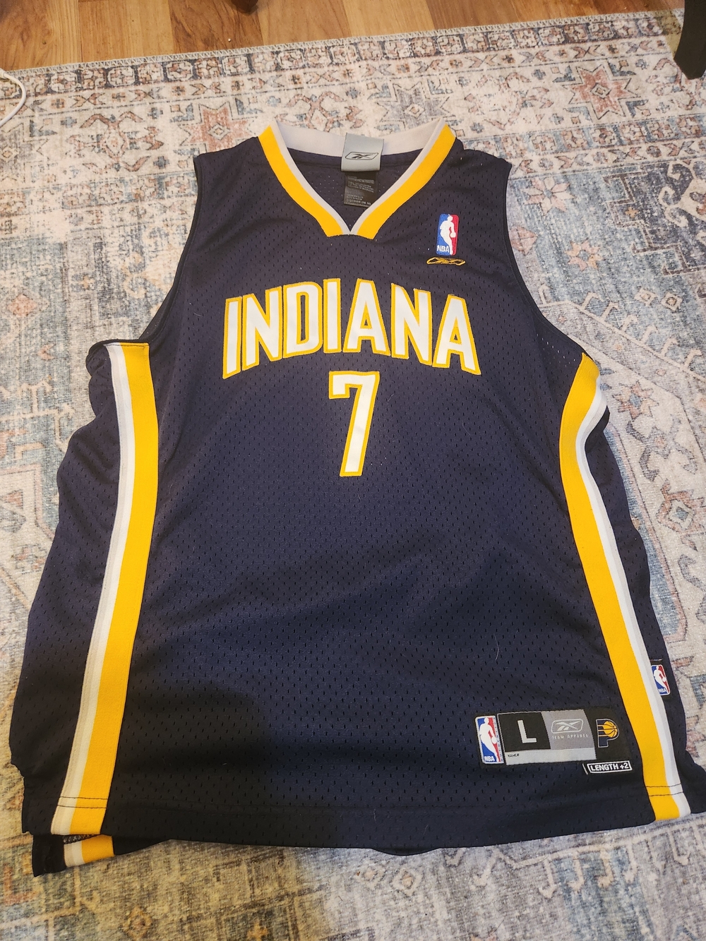 Indiana Pacers Navy & Gold Basketball Jersey - Brand: Reebok